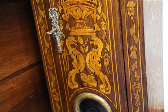 John Naishbourn of Gloucester. An early 18th century eight day longcase clock, 6ft 7in.